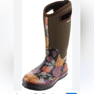 Floral Women's Rain Boots